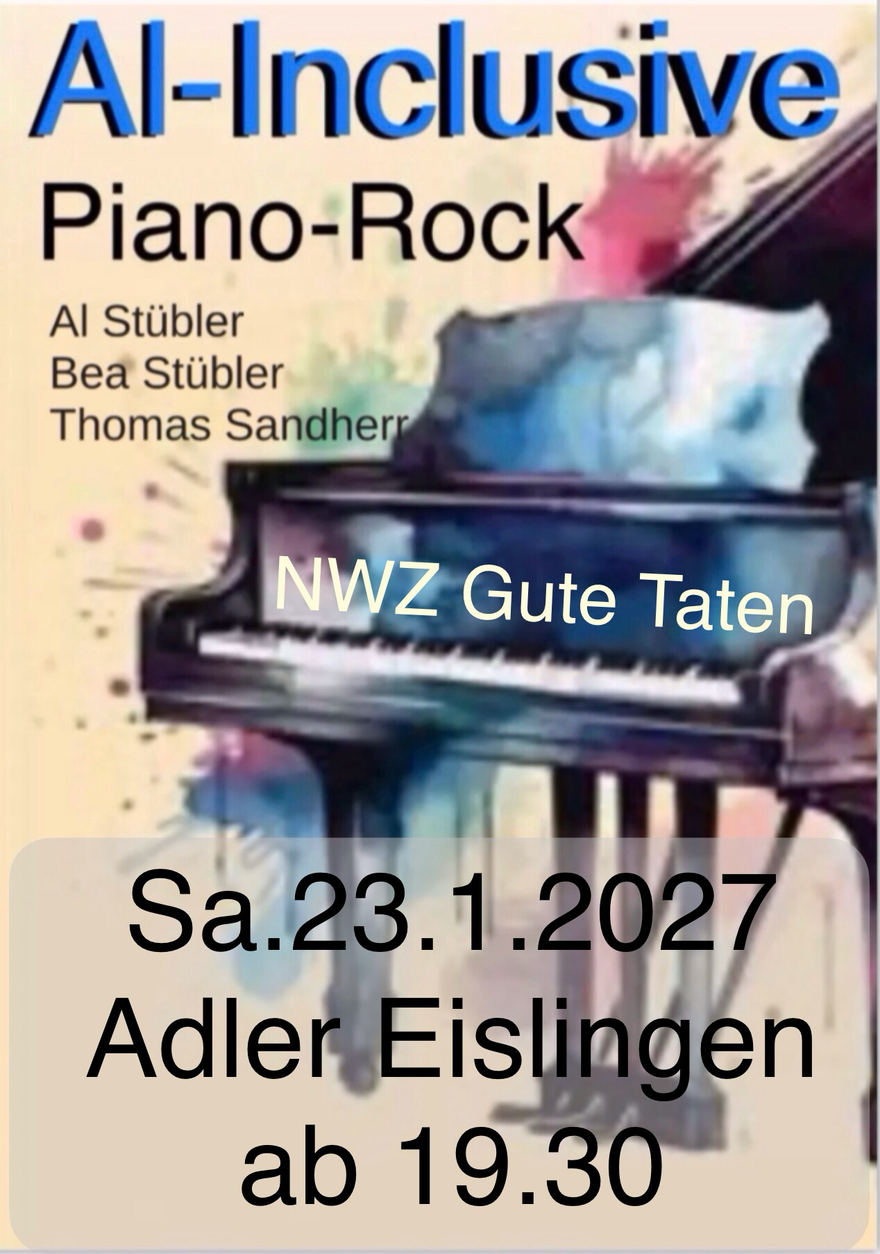 Al Inclusive zu Gunsten der NWZ Gute Taten